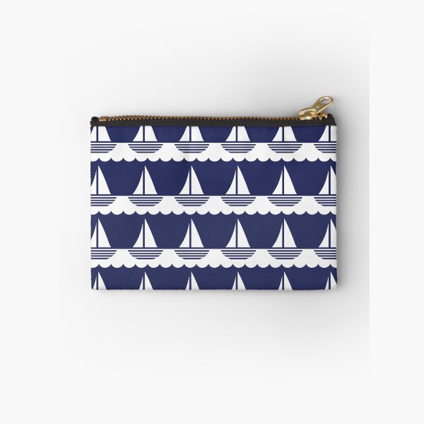 Item preview, Nautical Sailboat Pattern Blue and White designed and sold by tonymagnerart.