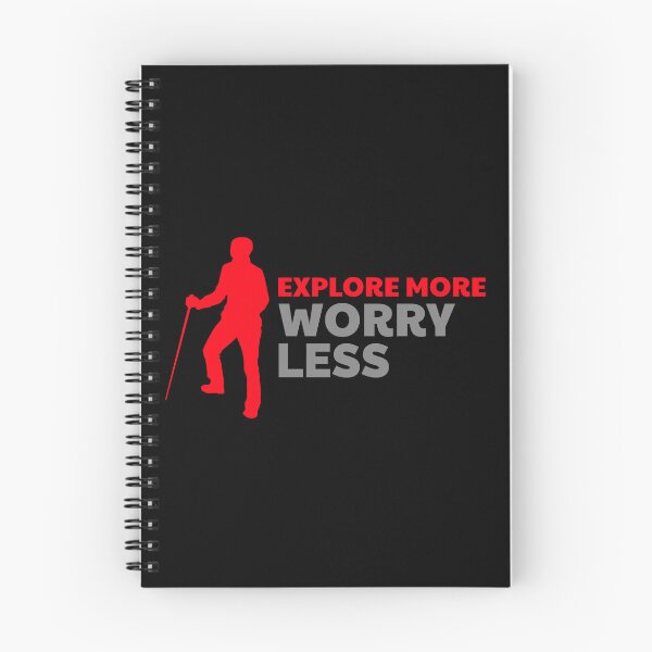 Item preview, explore more worry less - mountain - trials - nature designed and sold by DeCodeArtShop.
