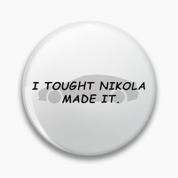 Item preview, I Tought Nikola Made It. tesla bumper design designed and sold by HEFTALICA.