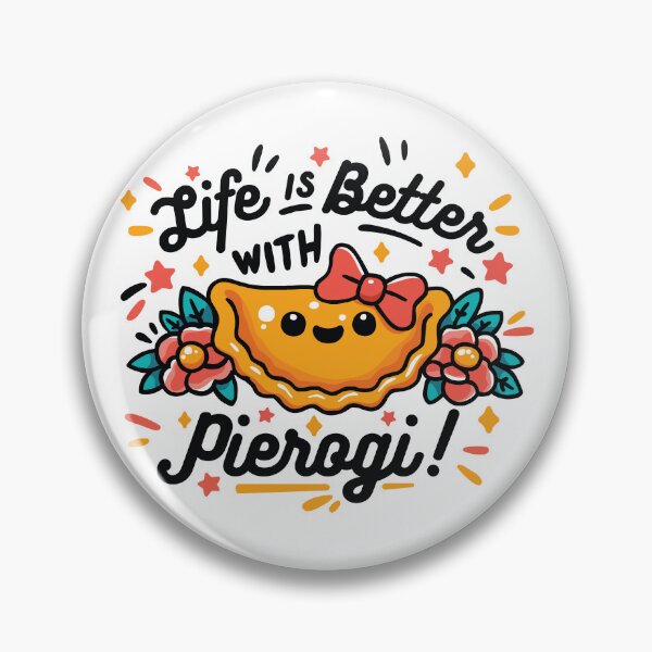 Item preview, Life is better with Pierogi Funny Gifts For Polish Food Lovers designed and sold by CowCanvas.
