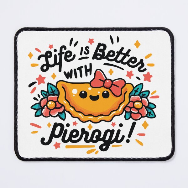 Item preview, Life is better with Pierogi Funny Gifts For Polish Food Lovers designed and sold by CowCanvas.