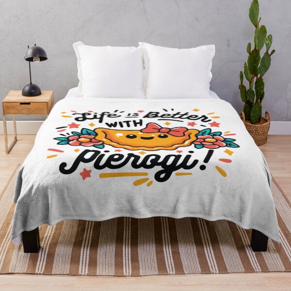 Item preview, Life is better with Pierogi Funny Gifts For Polish Food Lovers designed and sold by CowCanvas.