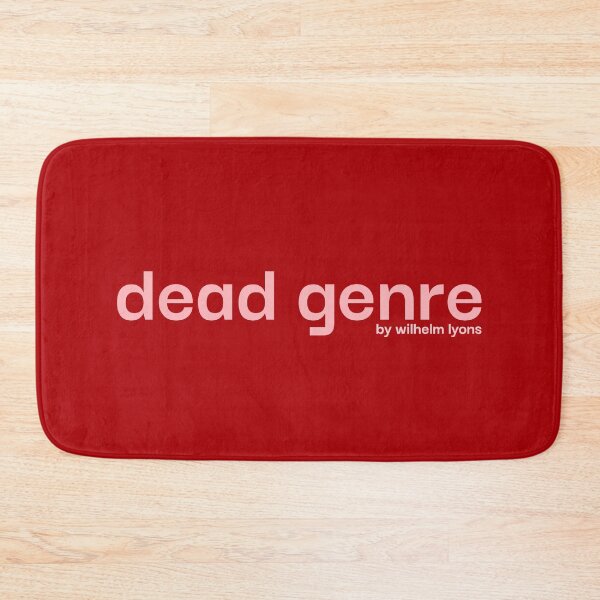 Item preview, Vaporwave Is Dead Genre - Pale Pink on Dark Red designed and sold by MusicArtAndGrind.