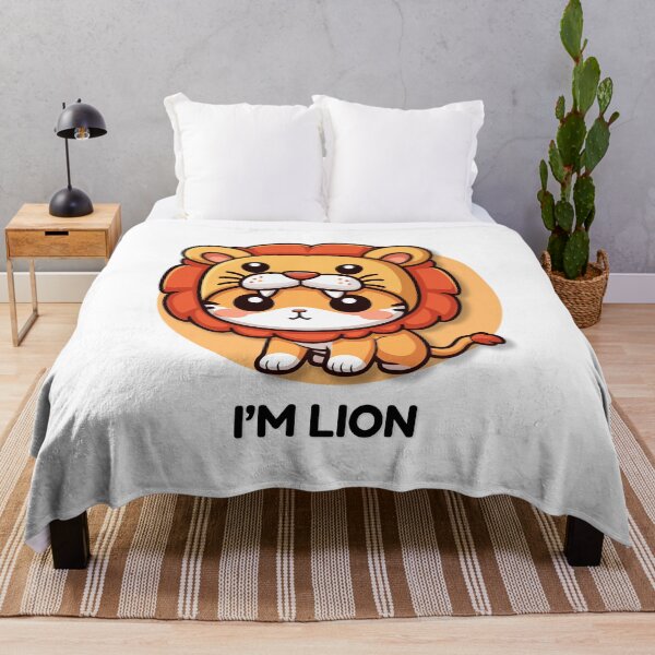 Item preview, cat wearing lion costume designed and sold by cave-canvas.