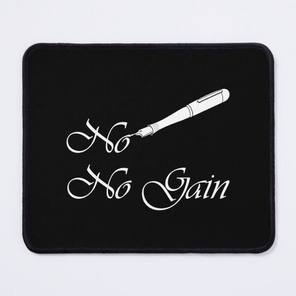 Item preview, No Pen, No Gain (for dark background) designed and sold by Jeeb-Arts.