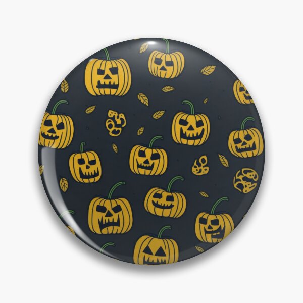 Item preview, Creepy Pumpkins - Halloween Pumpkin Pattern designed and sold by TGAL2.