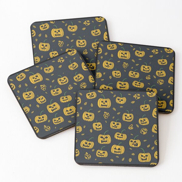 Item preview, Creepy Pumpkins - Halloween Pumpkin Pattern designed and sold by TGAL2.