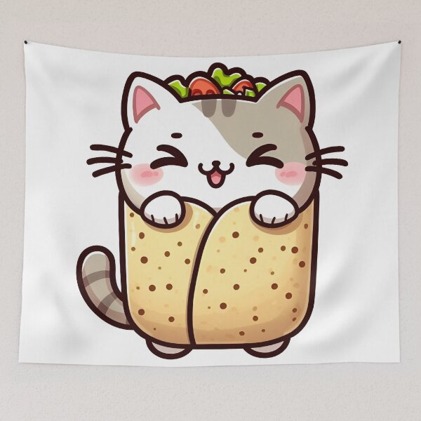 Item preview, Burrito Cat designed and sold by Delidream.