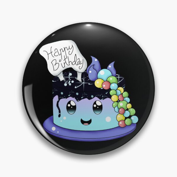 Item preview, Cute Birthday Cake designed and sold by SilverWonderArt.