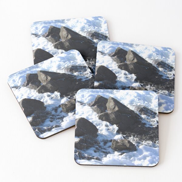 Item preview, Waves on Rocks Lobos Island designed and sold by eddiebarronshop.
