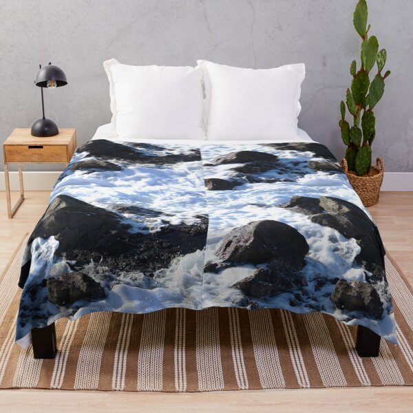 Item preview, Waves on Rocks Lobos Island designed and sold by eddiebarronshop.
