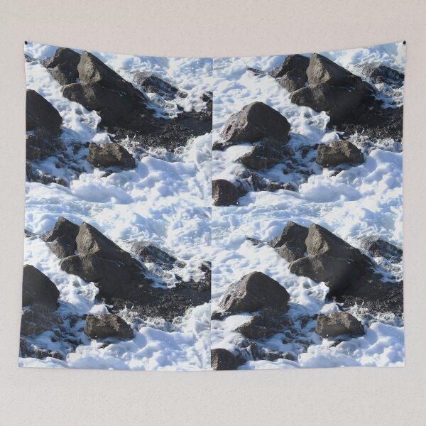 Item preview, Waves on Rocks Lobos Island designed and sold by eddiebarronshop.