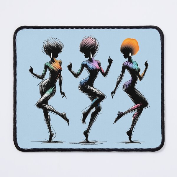 Item preview, African Women Dancing Black Pride Sketch designed and sold by Scotch Macaskill.