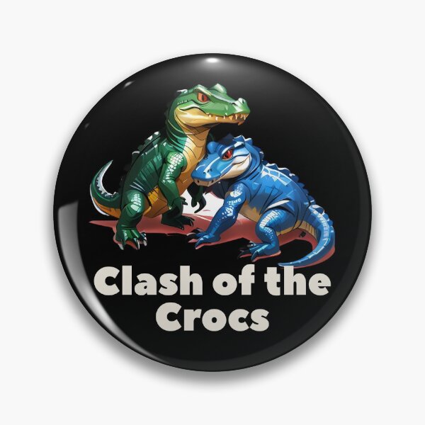 Item preview, Clash of the Crocs: A Dynamic Wrestling Design designed and sold by ArchVibe.