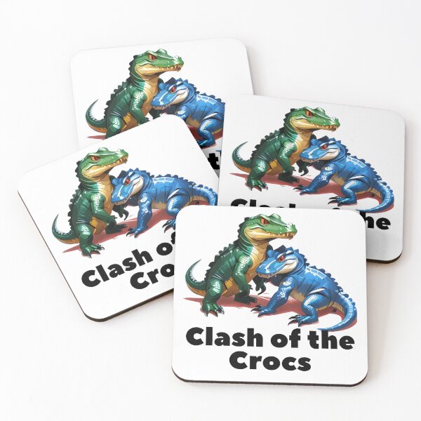 Item preview, Clash of the Crocs: A Dynamic Wrestling Design designed and sold by ArchVibe.