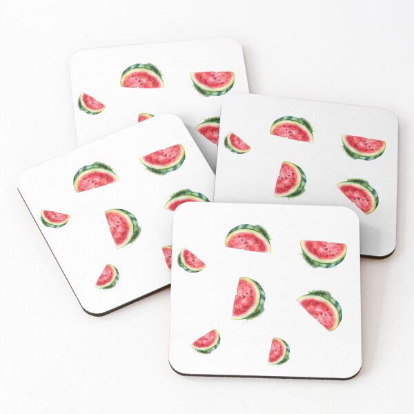 Artikelvorschau, Frisches Gefühl - Wassermelonenscheiben Aquarell entworfen und verkauft von LittleTwichArt.