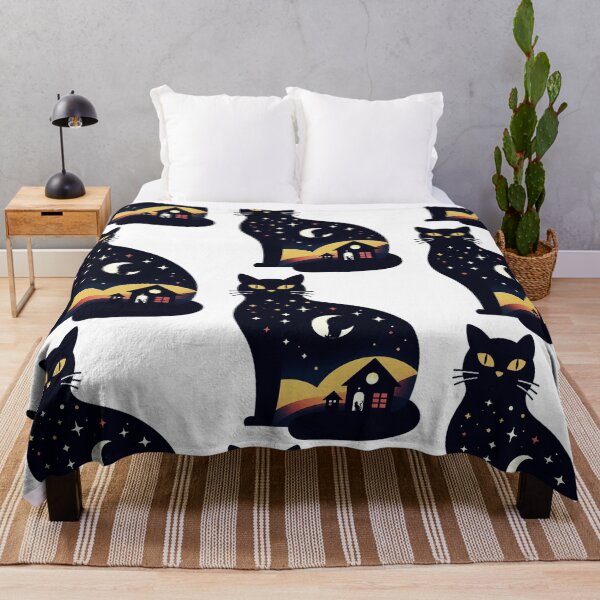 Item preview, La sombra del gato de la noche estrellada designed and sold by LiuBaoBao.