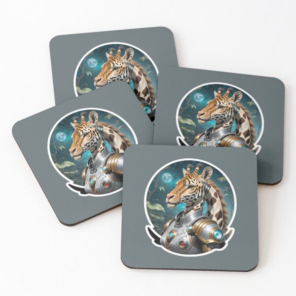 Item preview, Cute Anime Cyborg Tiger Giraffe designed and sold by TheArtOfPat.