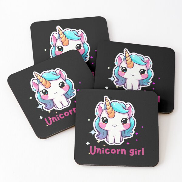 Item preview, Cute Unicorn Girl Classic T-shirt designs, Stickers, Hoodies, Mug designed and sold by Kaidynz.