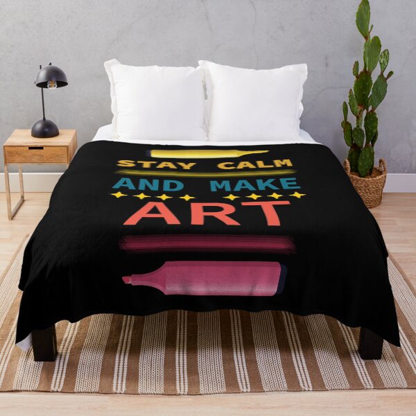 Item preview, Stay Calm and Make Art designed and sold by Shiraufa.