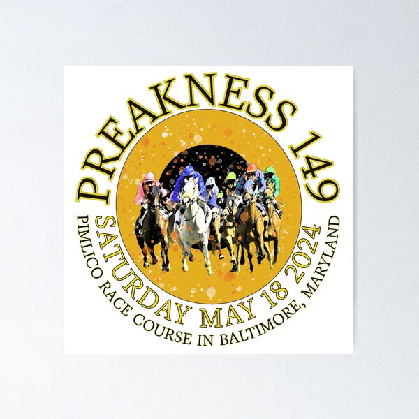 Item preview, 149th Preakness Stakes 2024 design designed and sold by Ginny Luttrell.