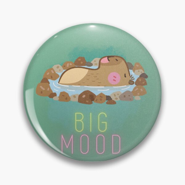 Item preview, Big Mood Chill Capybara Floating designed and sold by CrystalWillette.
