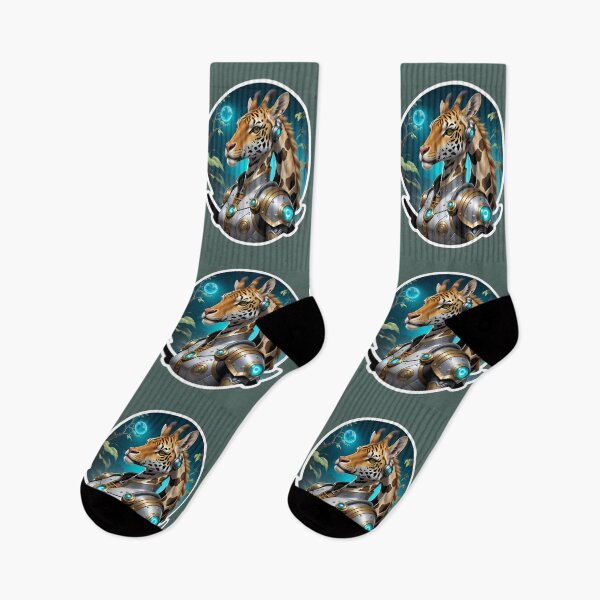 Item preview, Cute Anime Cyborg Tiger Giraffe designed and sold by TheArtOfPat.