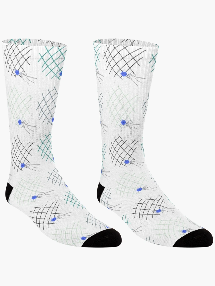 Thumbnail 3 of 5, Socks, Grid Pattern designed and sold by PatternCreators.