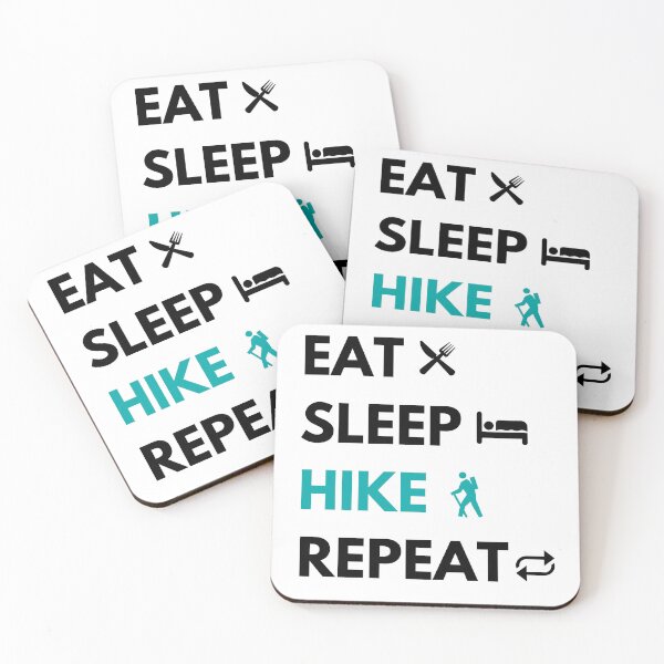 Item preview, Eat Sleap Hike Repeat Hiking and Camping designed and sold by Little Designs.