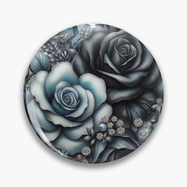 Item preview, Ice Blue Jewels & Roses designed and sold by DesignsByPrnces.