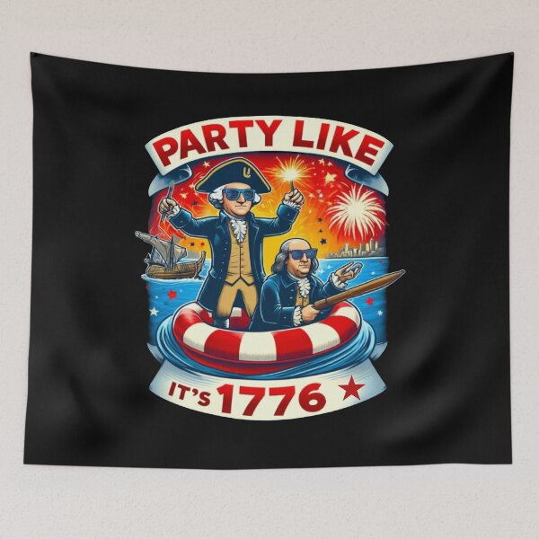 Item preview, Party like it is 1776 designed and sold by MilkyForest.