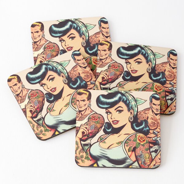 Item preview, Cute Vintage Pin-up Comics designed and sold by PulpVintage.