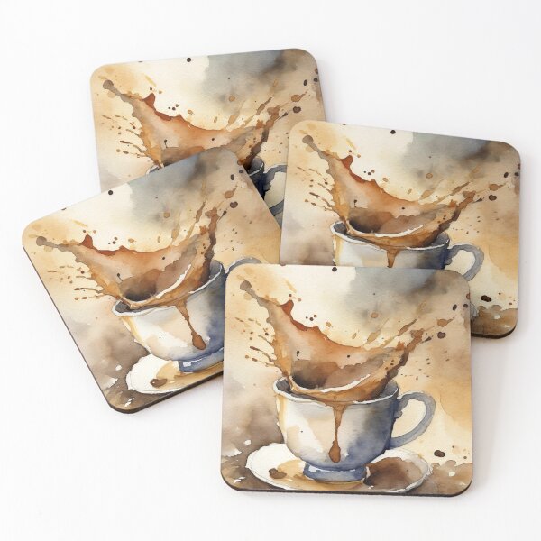 Item preview, Splash of Energy: Coffee Cup Delight designed and sold by drawbey.