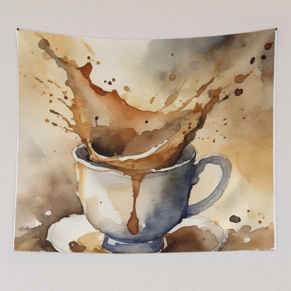 Item preview, Splash of Energy: Coffee Cup Delight designed and sold by drawbey.