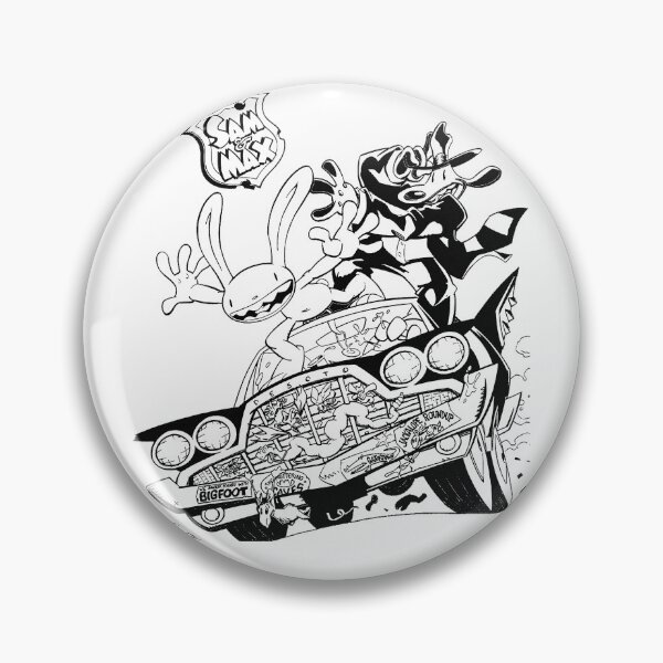 Item preview, sam and max  designed and sold by Chrome Ronin.