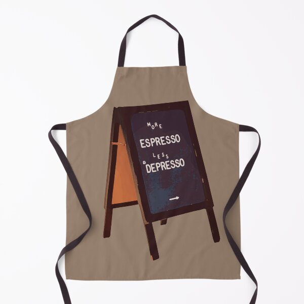 Item preview, More Espresso Less Depresso Sign Vector Art designed and sold by Queenkoops.