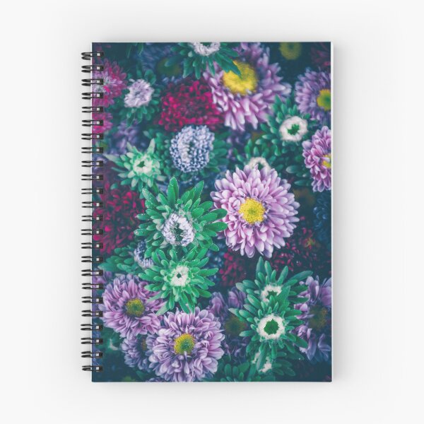 Item preview, Bright multicolor asters background designed and sold by dvoevnore.