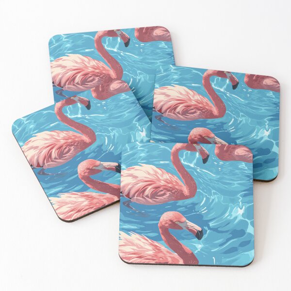 Item preview, Flamingo Splash designed and sold by cute-animals99.