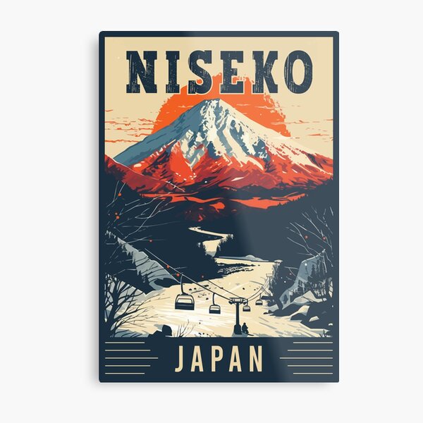 Item preview, Winter Paradise in Niseko Japan Vintage Travel  Art designed and sold by turtlestart.