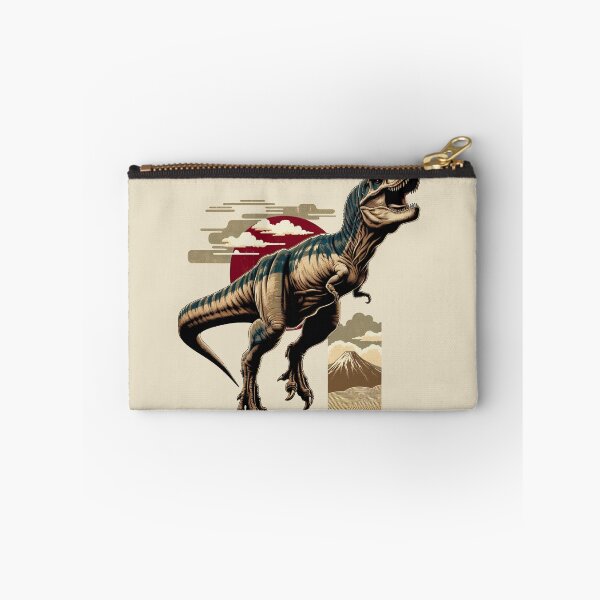 Item preview, Perfect Gift for T-Rex, Dinosaur, Fuji Mountain, and Japanese Old Style Poster Style. designed and sold by aylastyle.