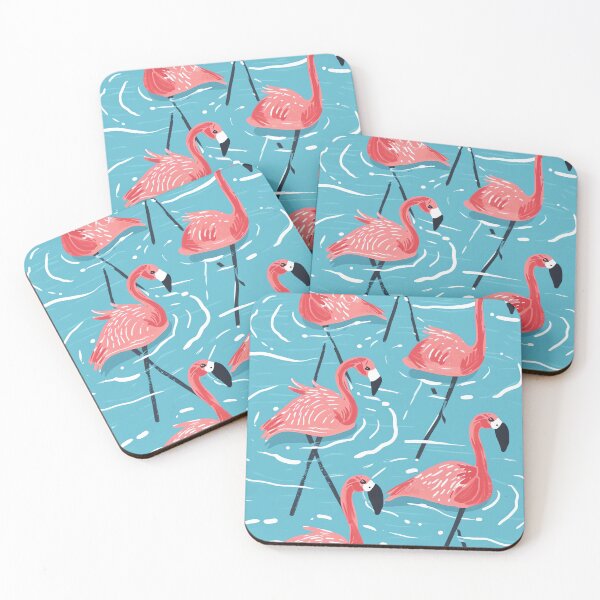 Item preview, Playful Flamingo Synchrony designed and sold by cute-animals99.