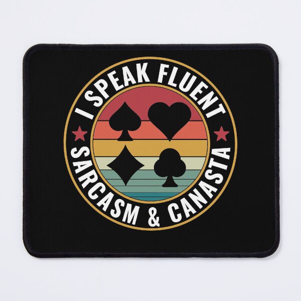 Item preview, I Speak Canasta And Sarcasm Canasta Card Game designed and sold by BlueBerry-Pengu.