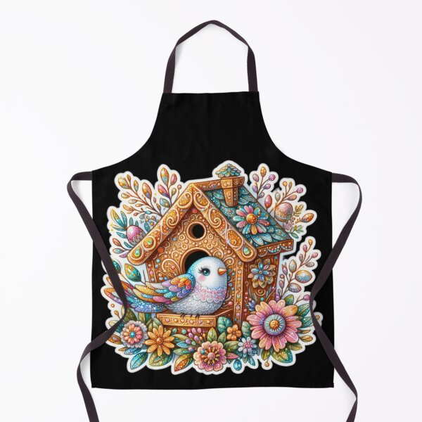 Item preview, wooden birdhouse Easter cute sticker designed and sold by Expressions-Sel.