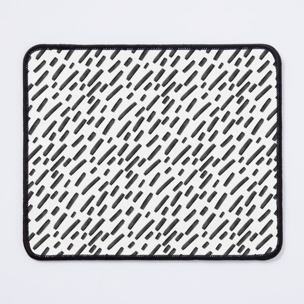 Item preview, White and Black Dashes - Abstract Hand Drawn Textured Paint Diagonal Lines designed and sold by GenAumonier.
