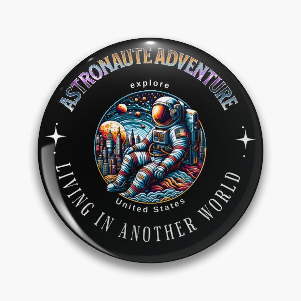 Item preview, astronaute adventure space city designed and sold by INspireFD.