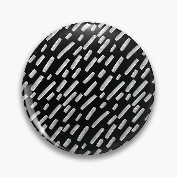 Item preview, Black and White Dashes - Abstract Hand Drawn Textured Paint Diagonal Lines designed and sold by GenAumonier.