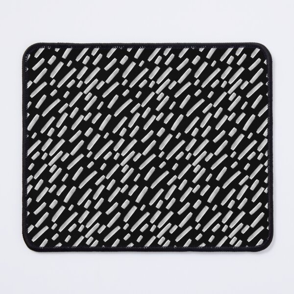 Item preview, Black and White Dashes - Abstract Hand Drawn Textured Paint Diagonal Lines designed and sold by GenAumonier.