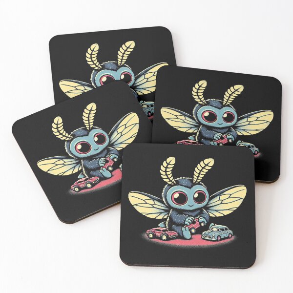 Item preview, Li'l Legends™: Mothman Plays with Toy Cars designed and sold by FabledTees.