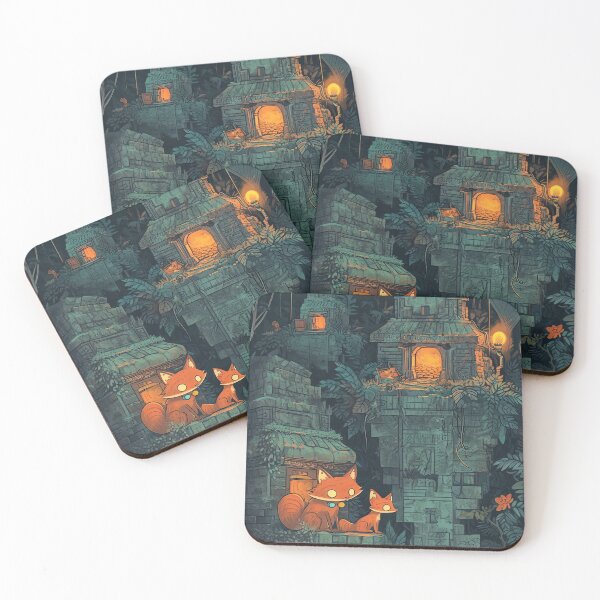 Item preview, Exploring Foxes in Enchanted Forest designed and sold by cute-animals99.