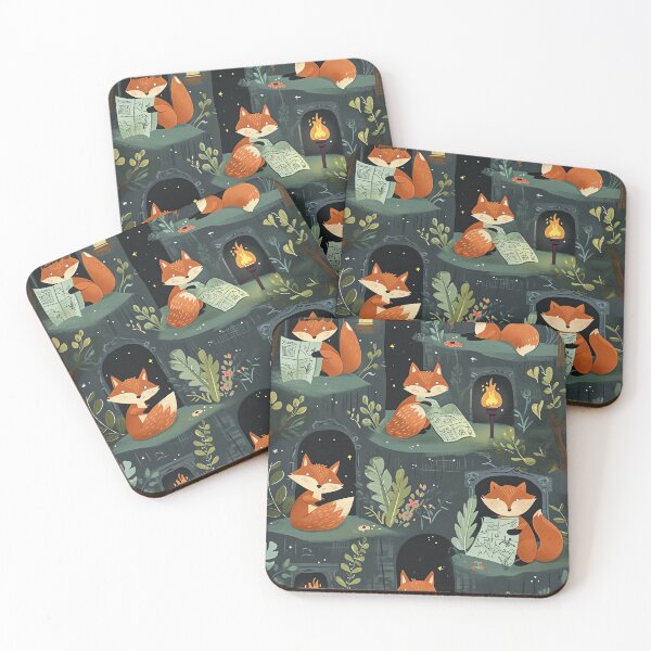 Item preview, Adventurous Foxes designed and sold by cute-animals99.